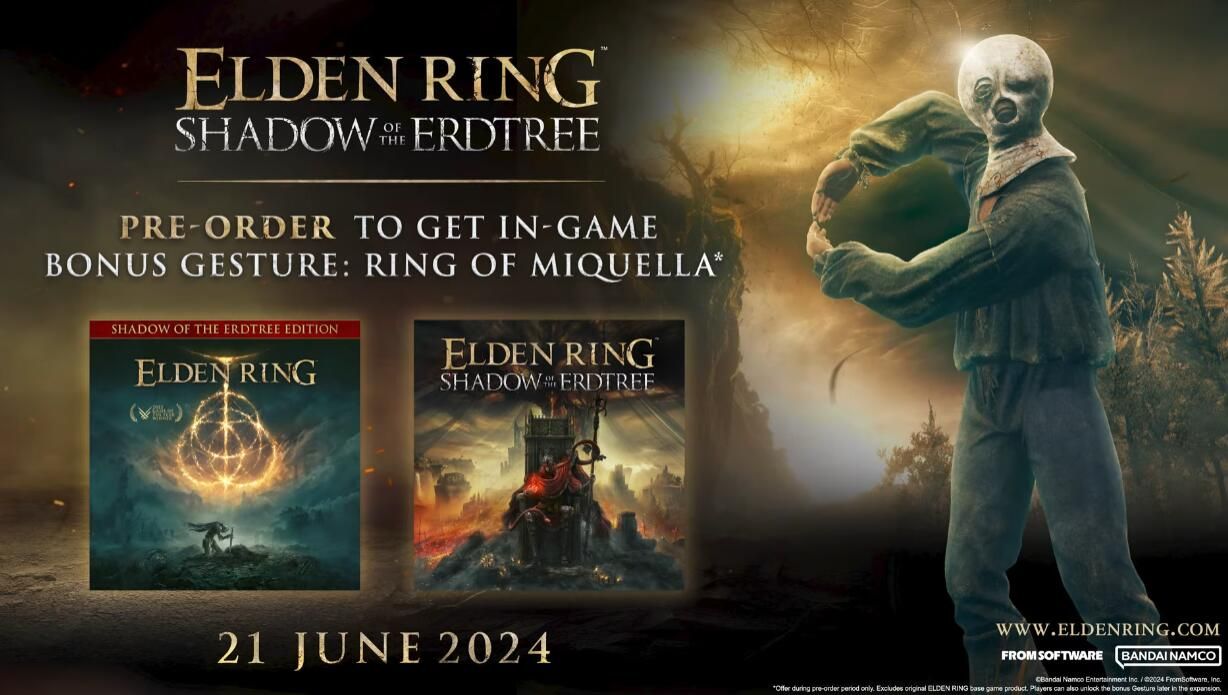 DLC «Elden's Ring» уже доступно для предзаказа. Представлены цены и содержание каждой версии.