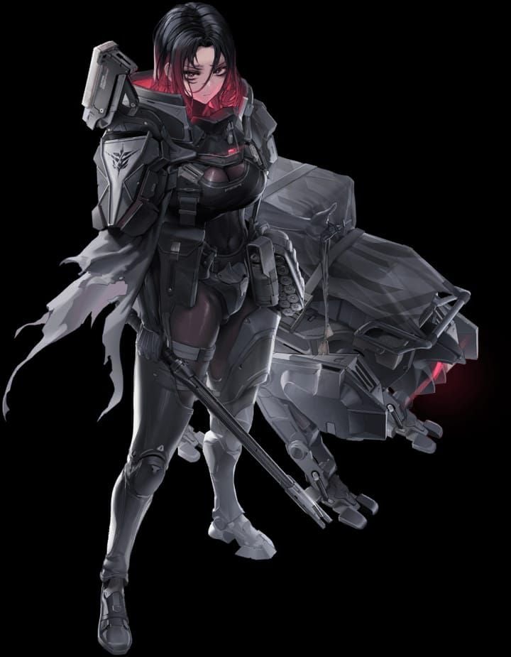 Арт персонажа SSR Nikke E.H. из события Goddess of Victory: NIKKE Over Zone