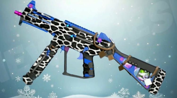 PUBG Mobile A16 Royale Pass Aurora M416 weapon skin with aurora borealis effects