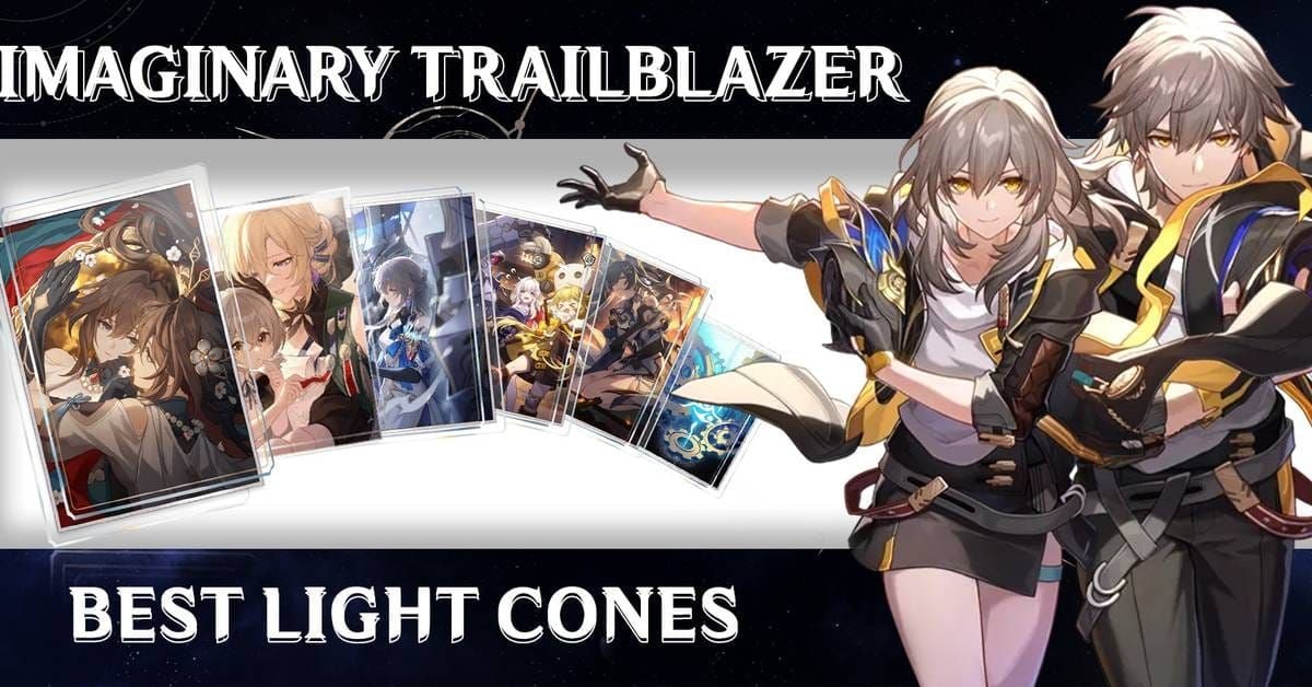 Collection of Honkai Star Rail Light Cone weapons suitable for Harmony Trailblazer builds