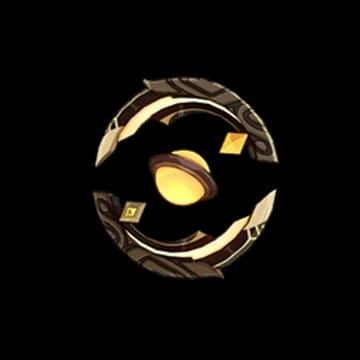 Genshin Impact Prototype Amber catalyst weapon with stats for Columbina build