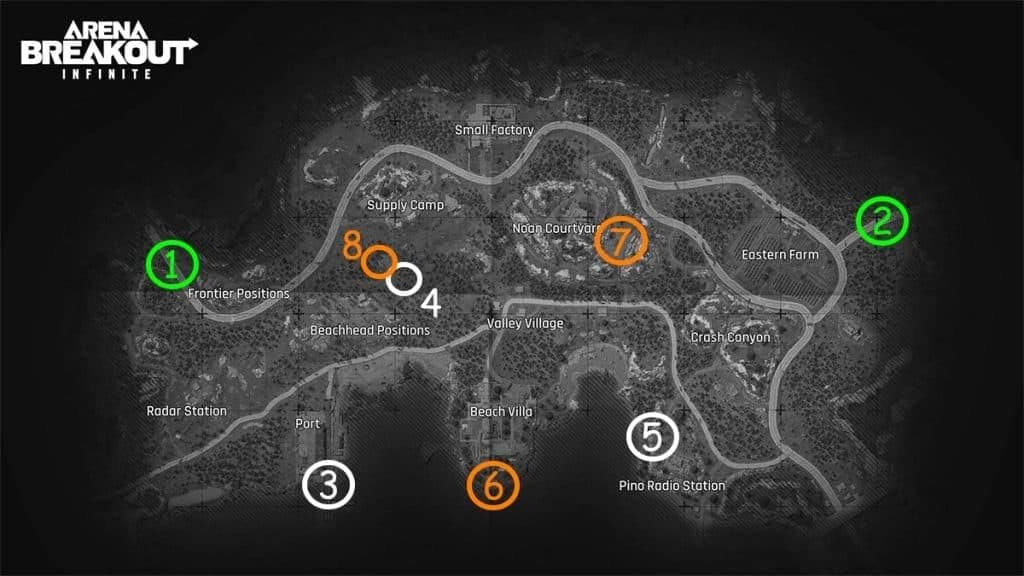 Точка эвакуации Южный блокпост Arena Breakout и экран оплаты