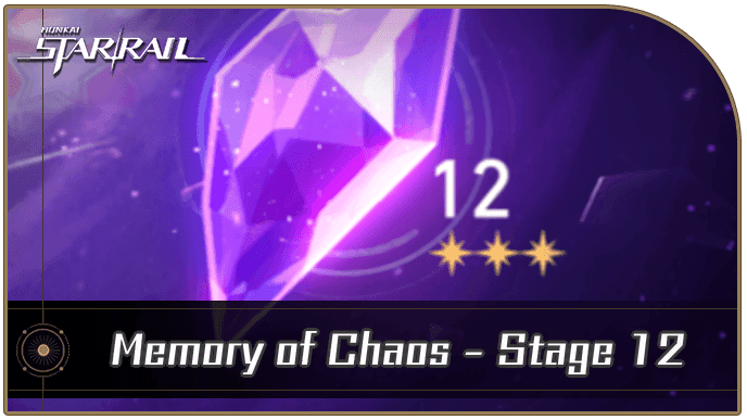 Memory of Chaos Stage 12 boss battle interface in Honkai Star Rail