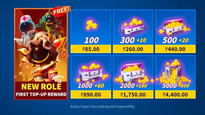 How to recharge Super Sus -Who Is The Impostor Golden Star
