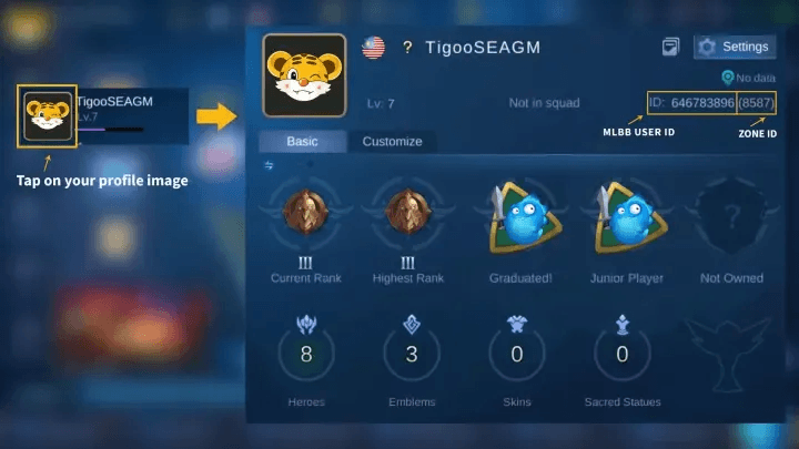 How to recharge Mobile Legends Bang Bang