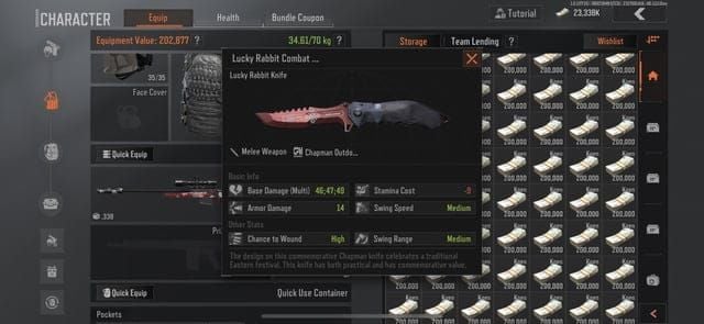 Arena Breakout melee weapon tier list comparison Arasaka SpecOps Banishing Blades