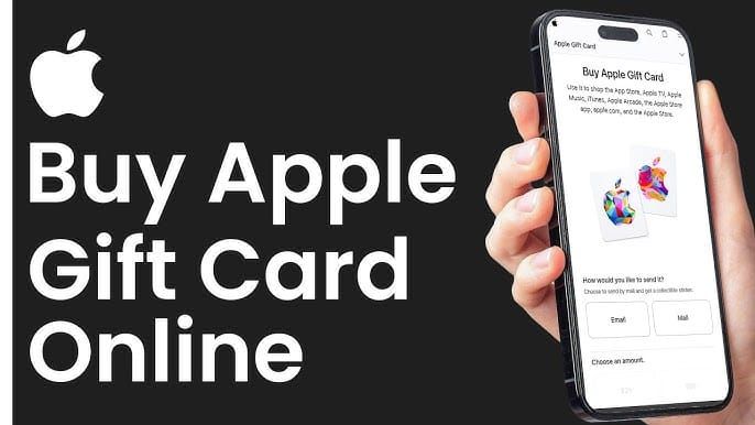 Руководство по покупке и отправке подарочной карты Apple по электронной почте на apple.com