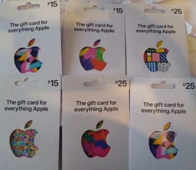 График успешности Apple Gift Card game