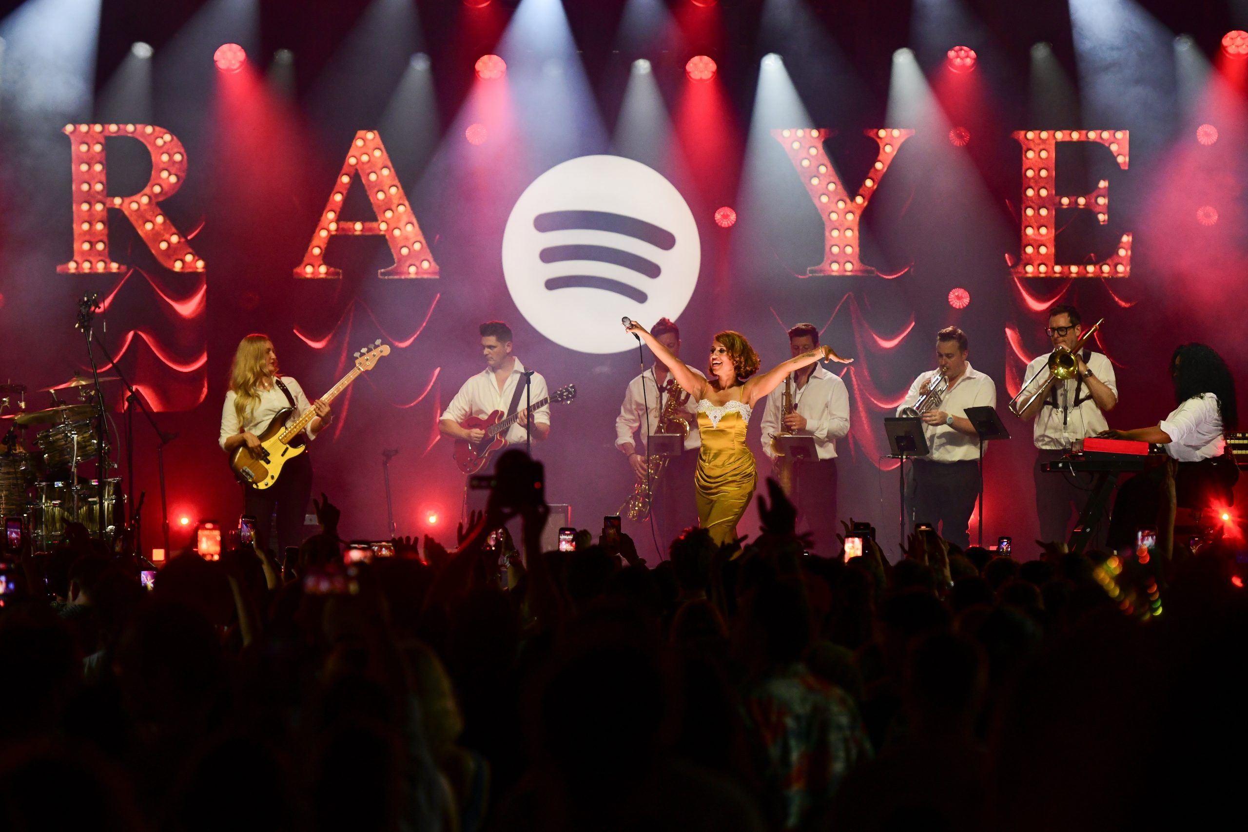 Spotify Beach live concert stage at Cannes Lions 2026 in France