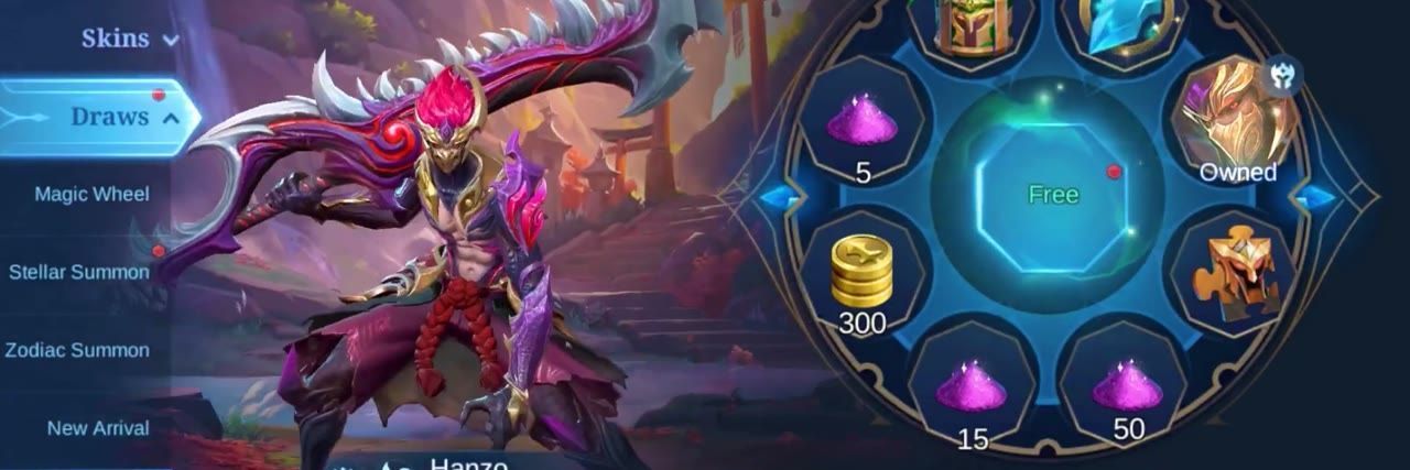Lucky Spin owned skin duplicate Rare Skin Fragments MLBB