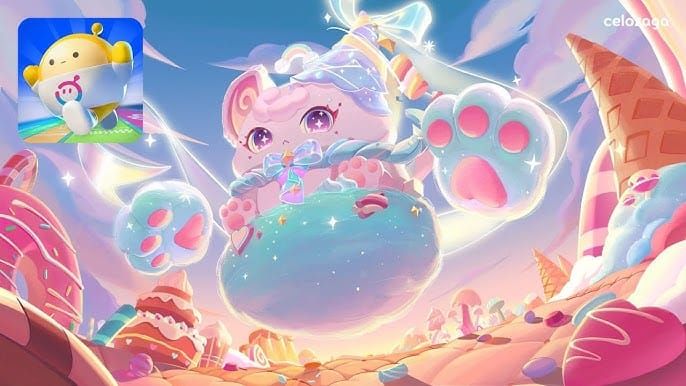 Eggy Party Candyfall season rewards characters like Marshmallow Fumira