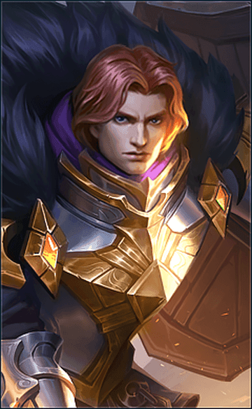 Персонаж Тигрил из Mobile Legends: Bang Bang, демонстрирующий свой дизайн героя-танка