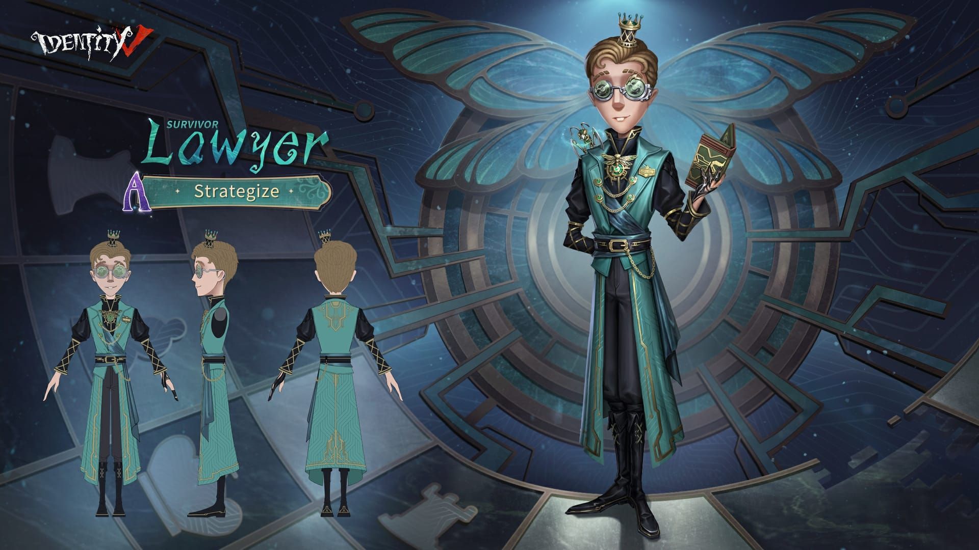 Identity V Lawyer Strategize equipment set