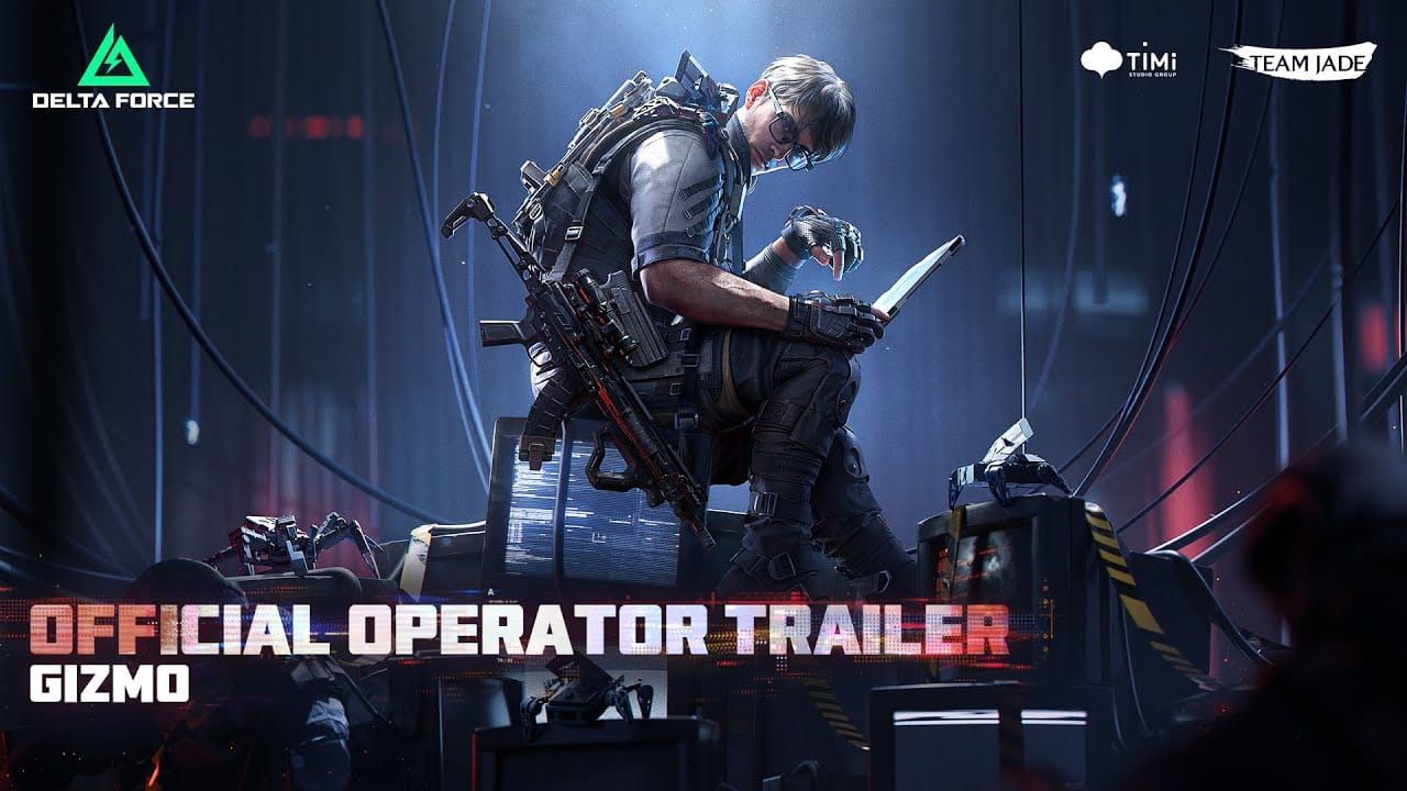 Оперативник Delta Force Gizmo, демонстрирующий способность Defensive Vanguard для сборок Weekly Hunt