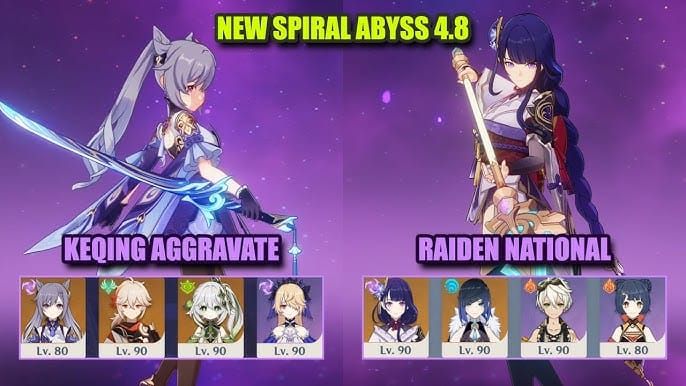 Recommended characters Е Лань, Raiden, and Кэ Цин for Radiant Moonfly boss fight