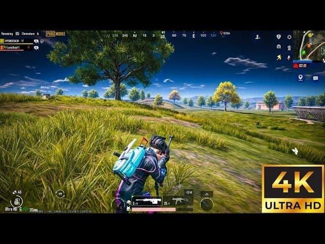 ROG Phone 8, запускающий PUBG Mobile с отображением FPS