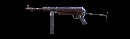 Free Fire MP40 SMG with extended magazine for Morse builds