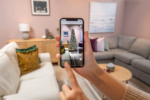 Likee Christmas AR effects library interface screenshot
