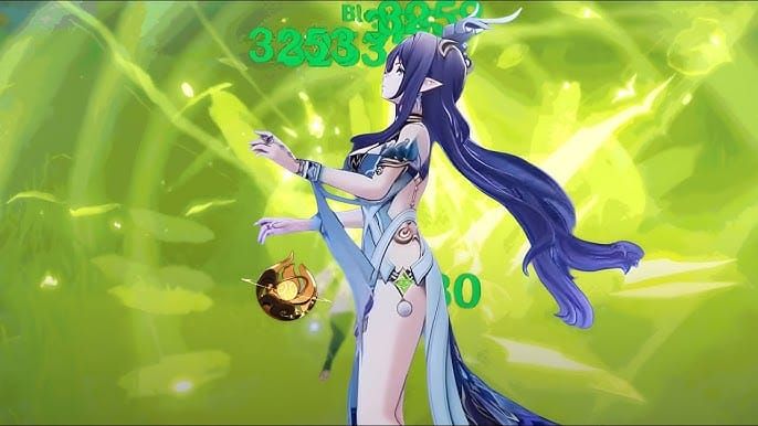 Genshin Impact character Lauma in deer transformation form