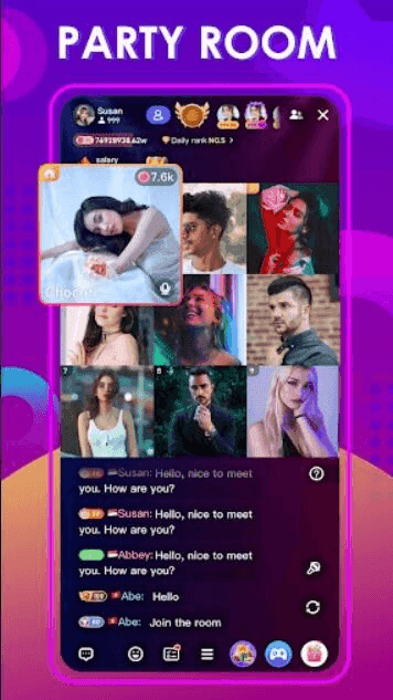 Poppo Live VIP room creation interface displaying premium features and coin requirements