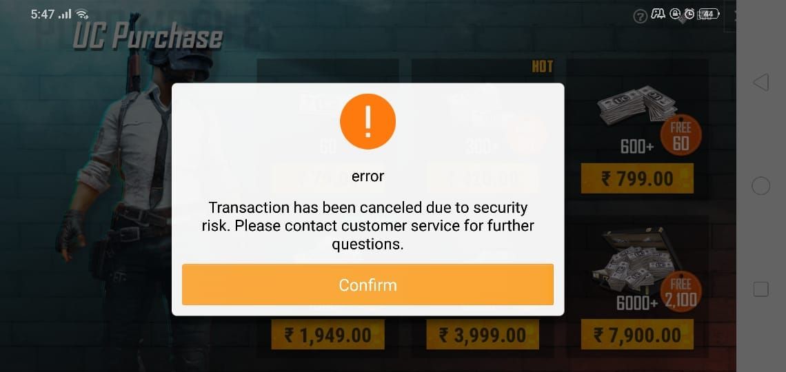 Ошибка активации кода в PUBG Mobile из-за несоблюдения регистра
