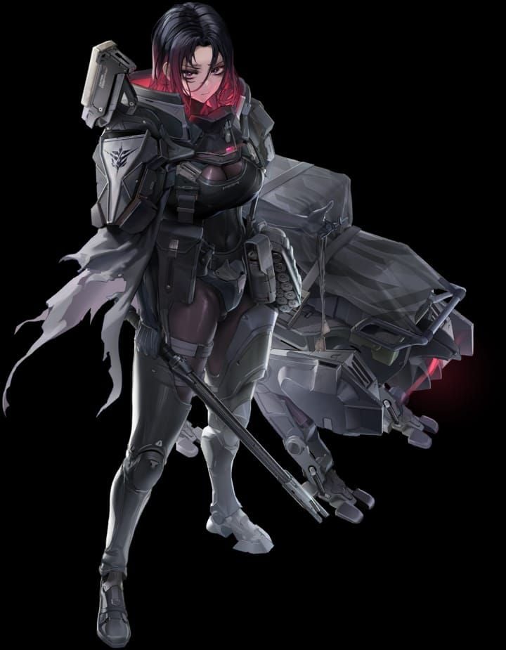 Официальный арт персонажа E.H. (SSR Attacker) из Goddess of Victory: NIKKE
