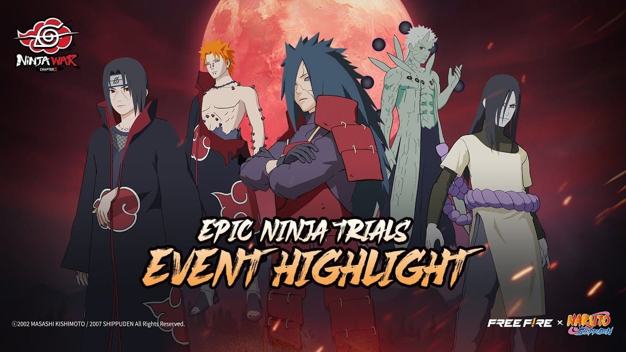Гайд по событию Free Fire x NARUTO: как разблокировать все награды за 12 дней
