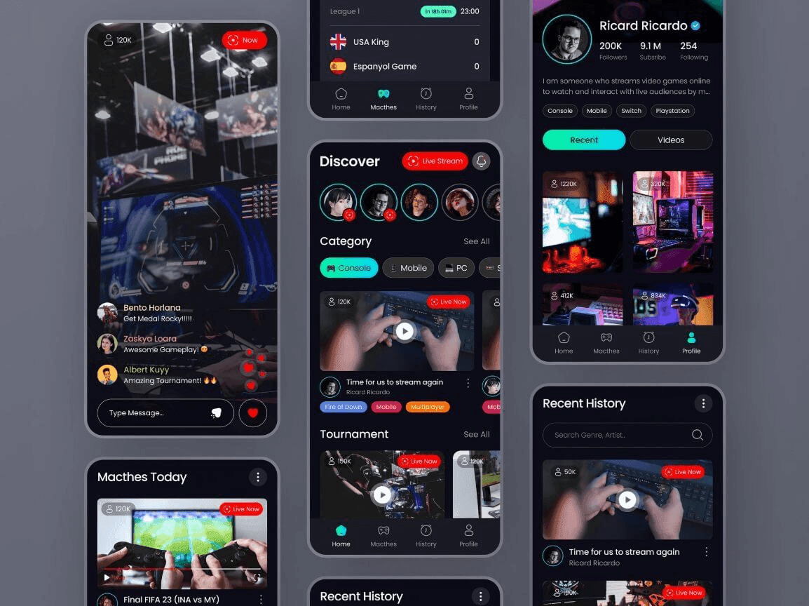 Пошаговое руководство, показывающее навигацию в мобильном приложении Poppo Live от значка «Я» до местоположения UID
