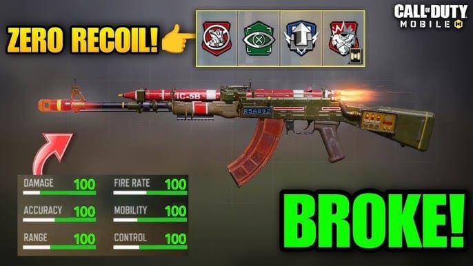 Free Fire Draco Blue Flame AK47 с рекомендованными обвесами: дульный тормоз, магазин, прицел, цевье