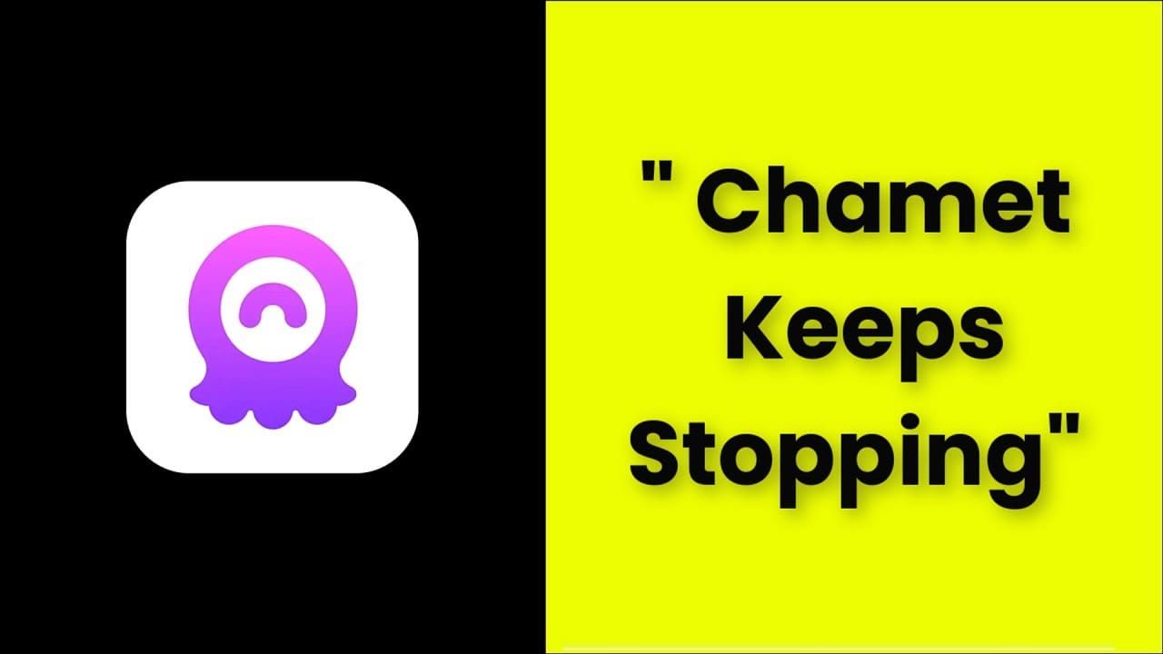 Скриншот меню приложений в настройках Android с выбранным Chamet и выделенной кнопкой принудительной остановки