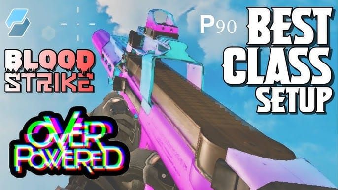 Blood Strike P90 SMG with optimized attachments for close-quarters dominance