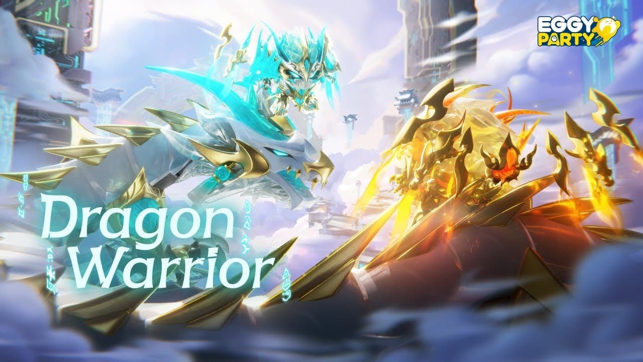 Eggy Party Dragon Flame system showing various special abilities and their effects on gameplay
