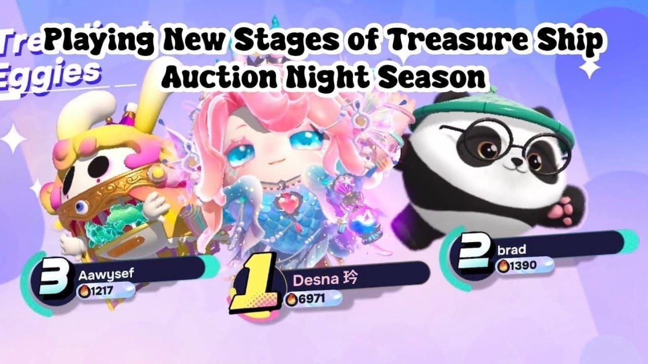 Eggy Party Dark Punch Wagner Treasure interface showing discounted attempts and Epic guarantee