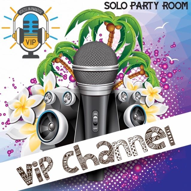 WeSing Party Room interface with 4-digit code for scheduled Family events