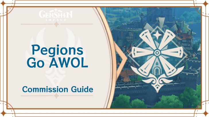 Guide for Pigeons Go AWOL commission in Genshin Impact using Elemental Sight