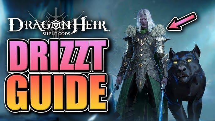 Drizzt Do'Urden character profile in Dragonheir Silent Gods showing abilities and frost damage specialization