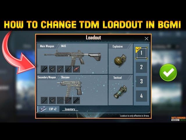 Оптимальное зимнее снаряжение PUBG Mobile, показывающее комбинацию оружия M416 и VSS