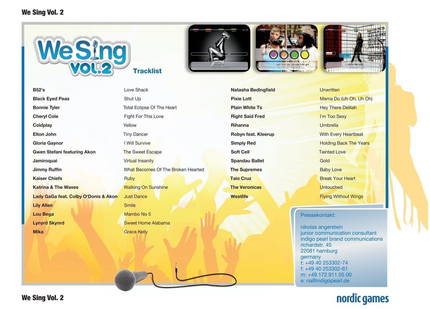 WeSing song selection interface showing difficulty ratings and popular tracks