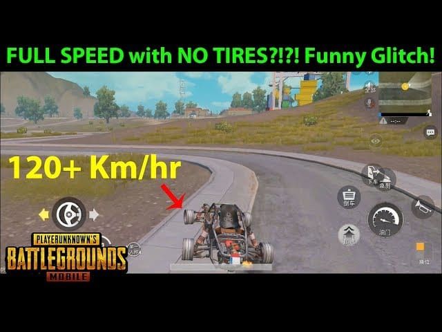 Примеры глитчей обнаружения столкновений транспортных средств в PUBG Mobile и шаги по устранению неполадок
