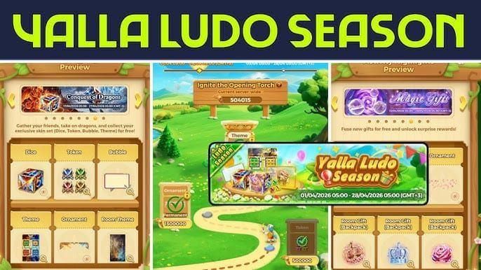 Арт скина для костей «Дракон» в Yalla Ludo Global