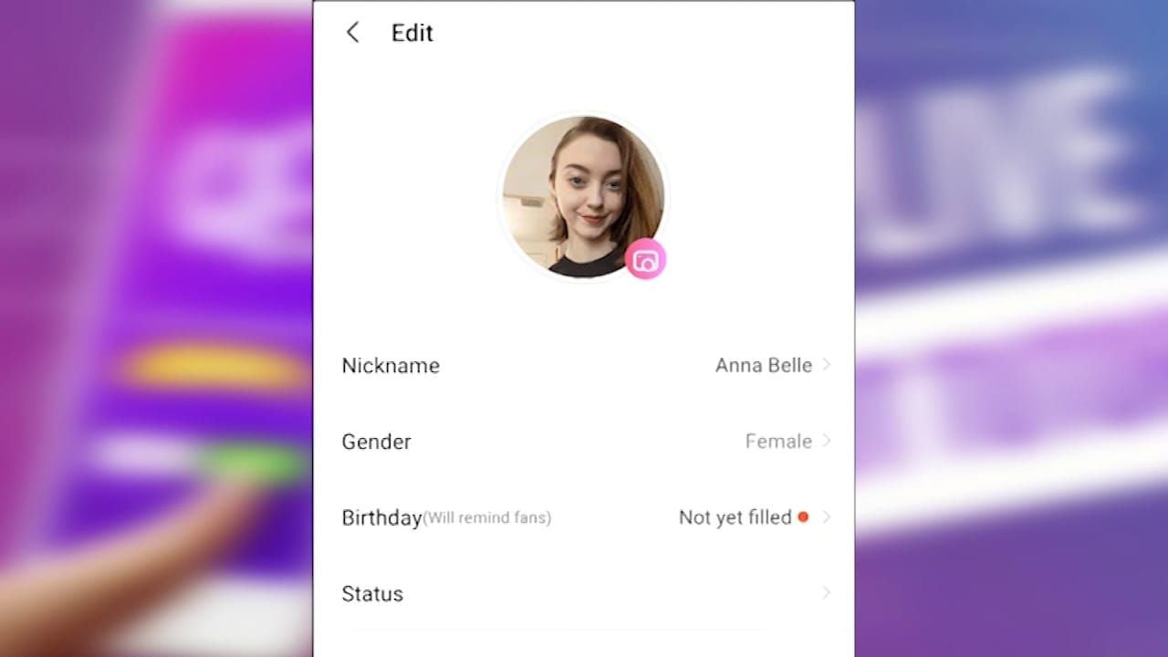 Экран профиля Uplive с отображением Up ID