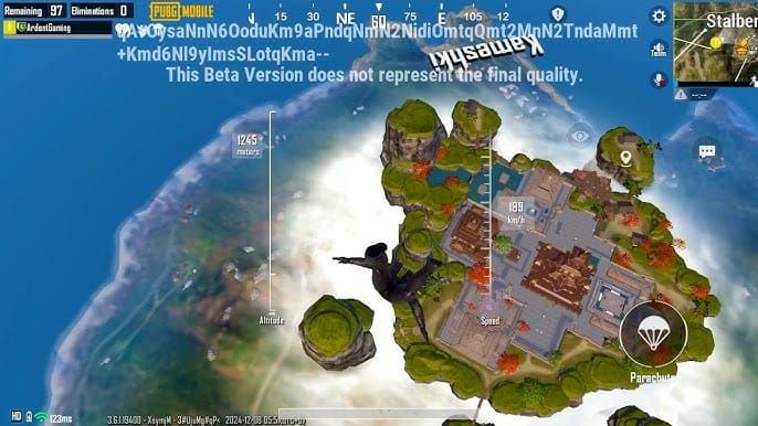 PUBG Mobile Erangel map with 3.6 Sacred Quartet POIs: Four Guardians Sect and Bamboo Forest