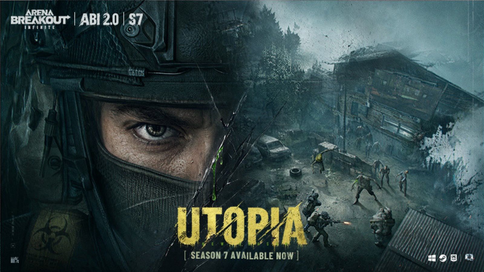 Arena Breakout Infinite Season 7 Utopia available now promotional art