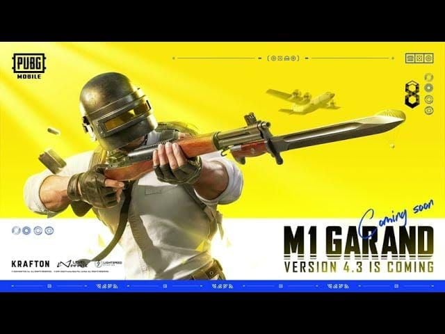 Винтовка M1 Garand и энергетический щит к 8-й годовщине PUBG Mobile