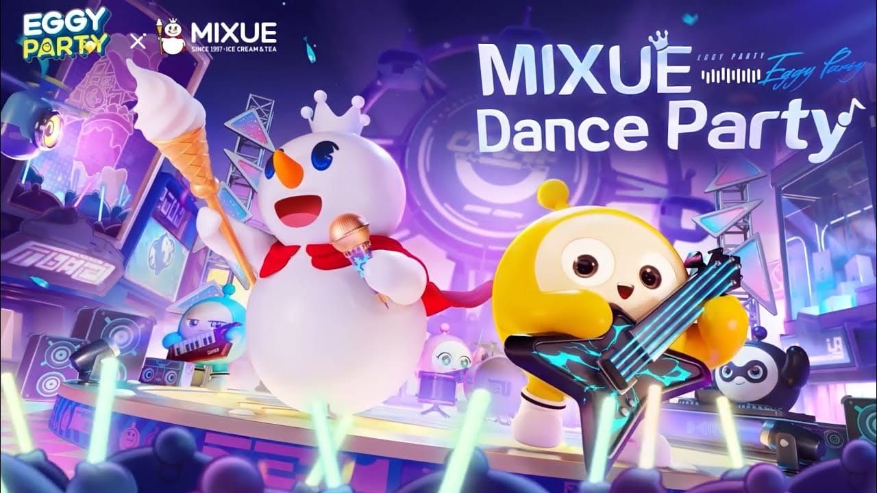 Eggy Party Dancer character in Fright Escape mode