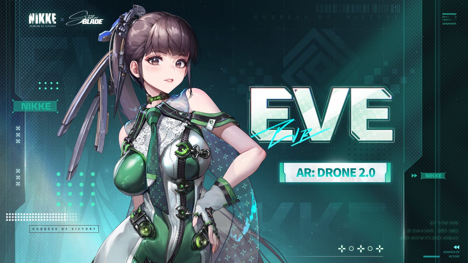 Персонажи коллаборации NIKKE Stellar Blade EVE, Рейвен и Лили