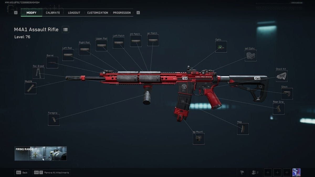 Штурмовая винтовка Delta Force M4A1 с рекомендуемыми насадками для новичков