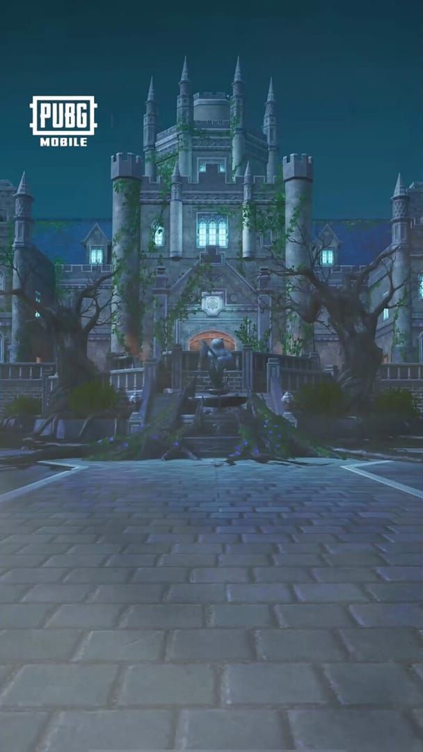 PUBG Mobile Wraithmoor Mansion location showing treasure farming spots