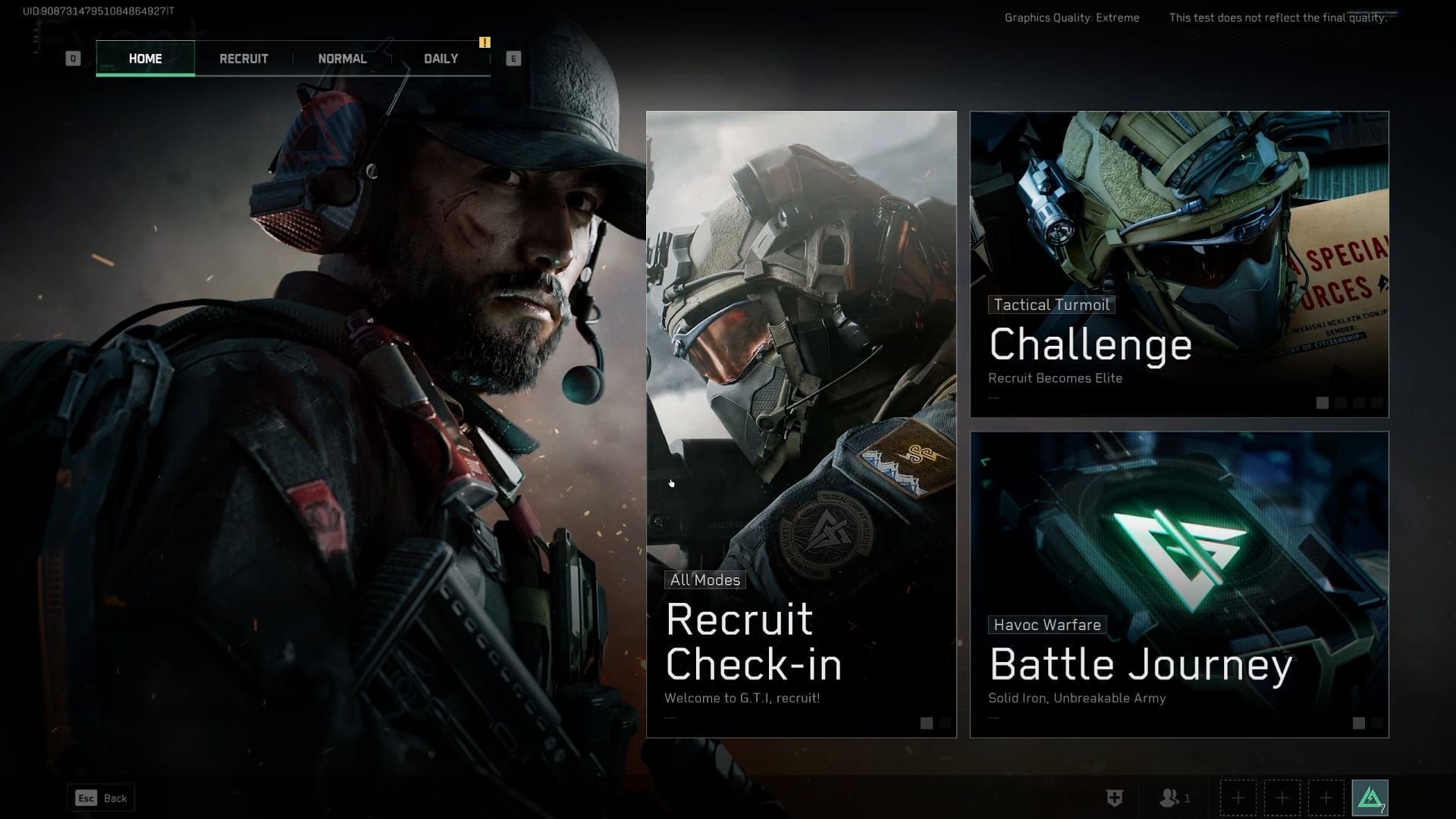 Delta Force New Year 2026 Events dashboard interface with prioritized event list