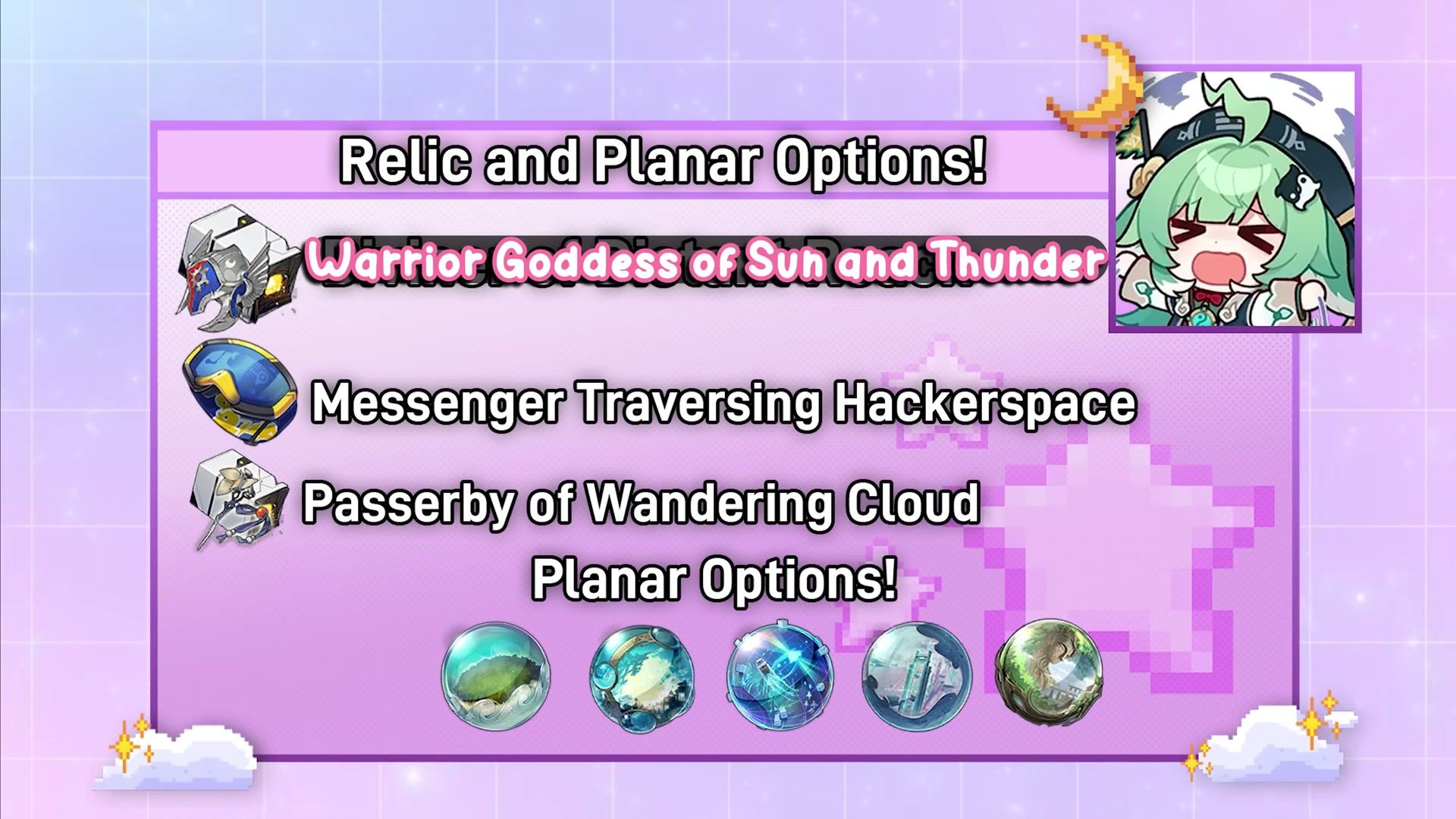 Huohuo best relic and planar options for Honkai Star Rail best characters to build